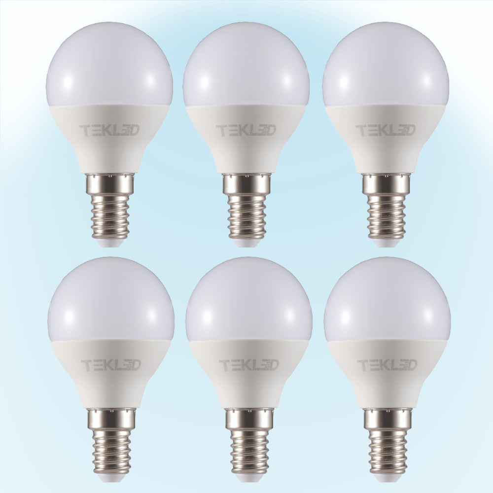 Canes LED Golf Ball Bulb P45 E14 Small Edison Screw 6W - 6500K Cool Daylight / Pack of 6