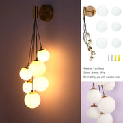 Details of the Celestial Cascade Wall Light-151-20054
