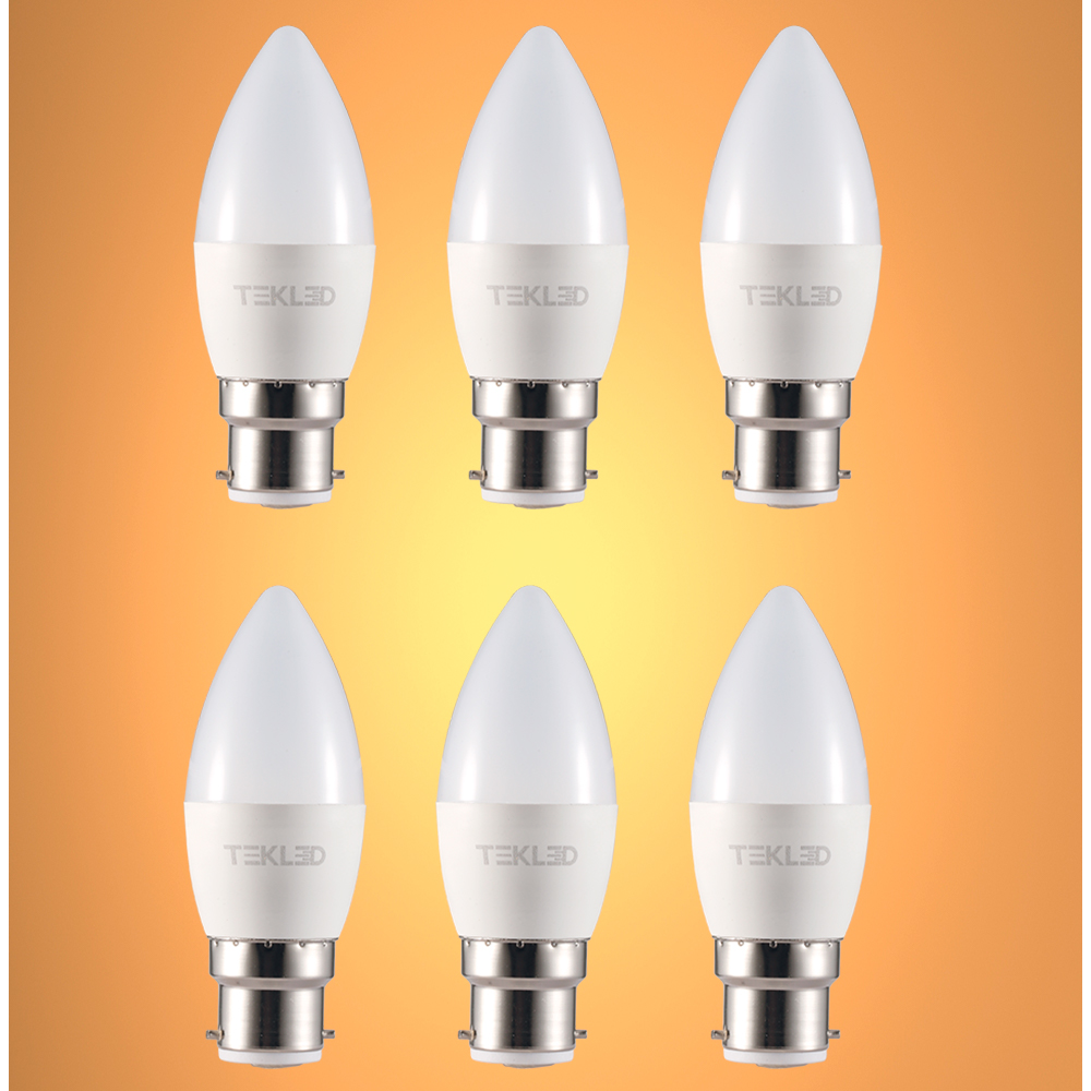 Cetus LED Candle Bulb C37 B22 Bayonet Cap 6W 15