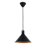 Conical Pendant Light - E27 Fitting, 40W Max, Dimmable
