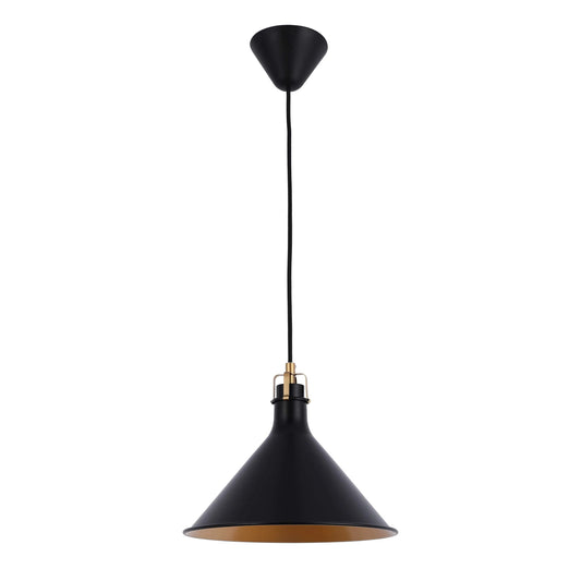 Conical Pendant Light - E27 Fitting, 40W Max, Dimmable