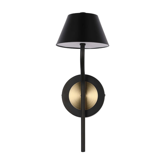 Curved Arm LED Wall Light - Single or Double, Integrated 3CCT LED, IP20