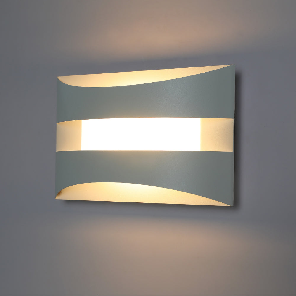 Contemporary Dual-Arc LED Wall Sconce 6