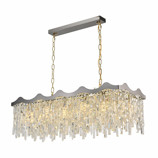 Main image of Crown Crystal Chandelier Ceiling Light | TEKLED 159-18094