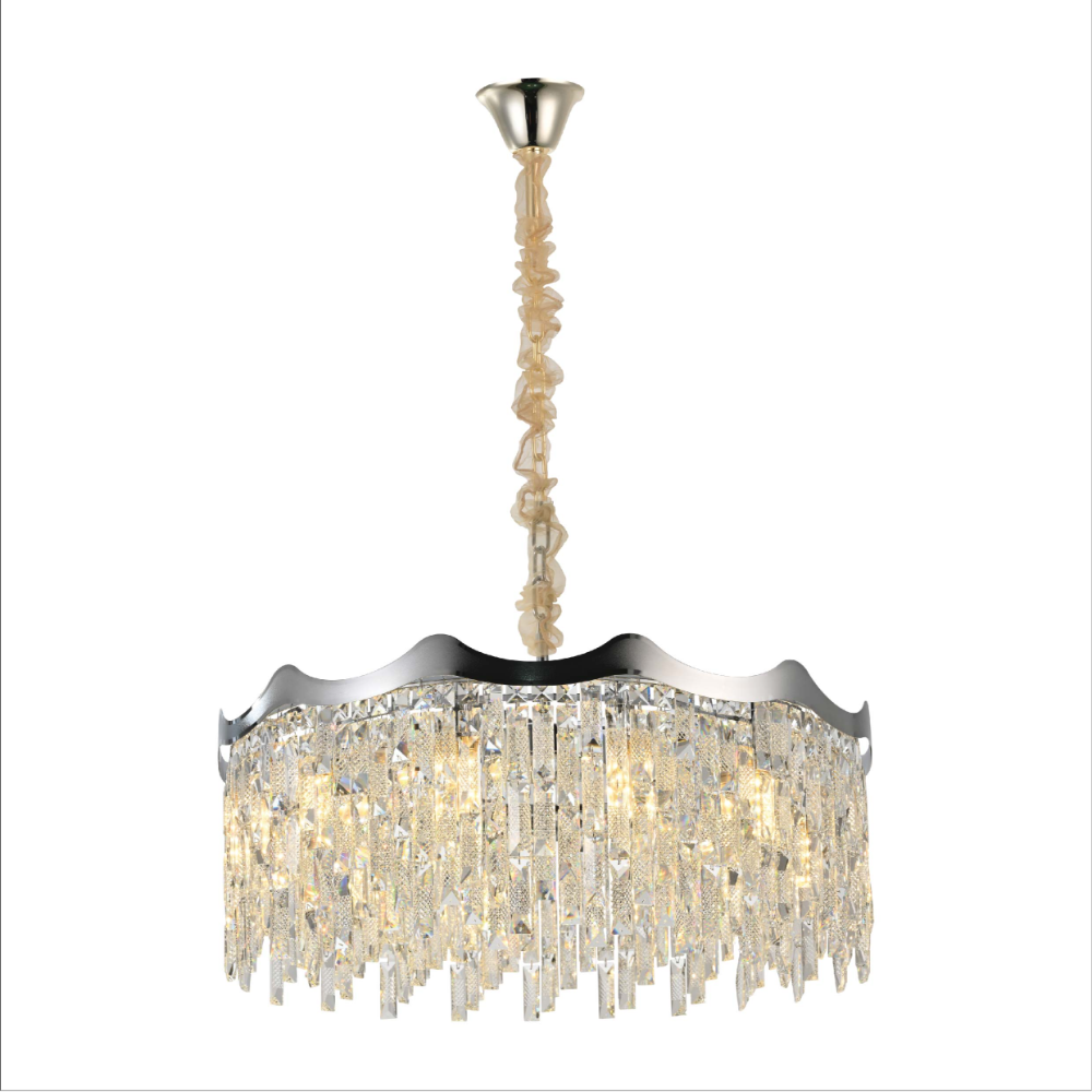 Main image of Crown Crystal Chandelier Ceiling Light | TEKLED 159-18099