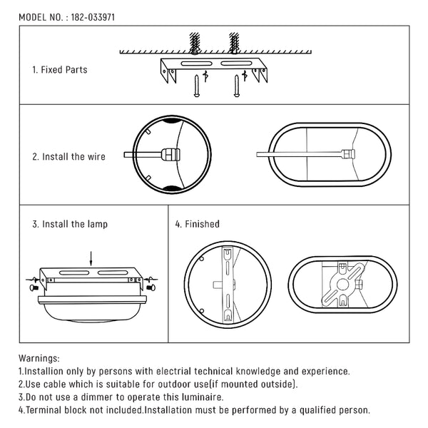 Curved Plastic Modern LED Outdoor Wall Light 15W 16