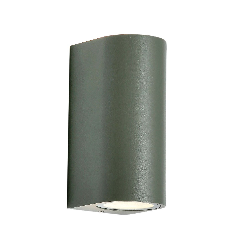 Main image of Up-Down Wall Lamp IP54 Grey  2xGU10 Fitting | TEKLED 182-03348