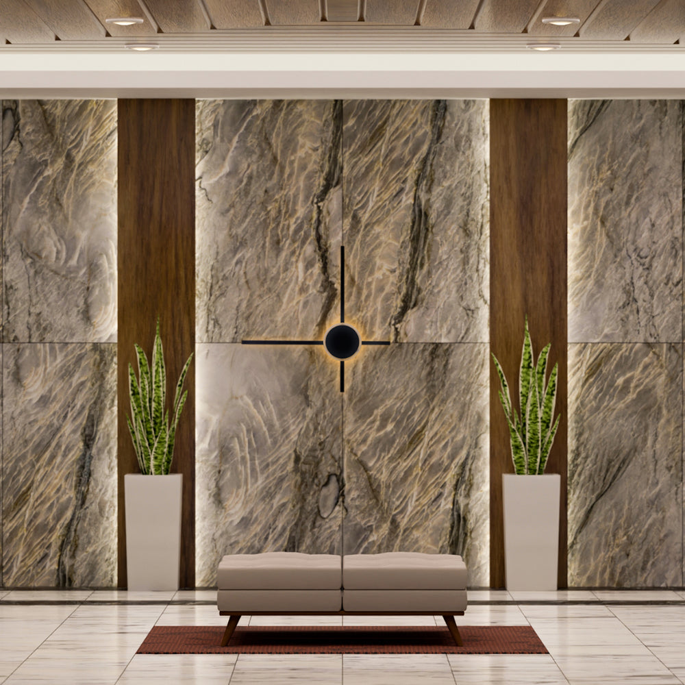 Dual-Function Radiant LED Light Wall or Ceiling Light 6