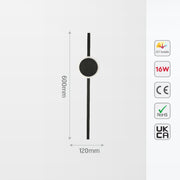 Dual-Function Radiant LED Light Wall or Ceiling Light 5