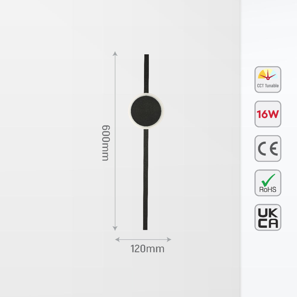 Dual-Function Radiant LED Light Wall or Ceiling Light 5