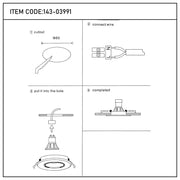 User manual for Eclipse GU10 Fixed Recessed Downlight-143-03991