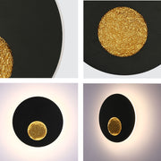 Eclipse Radiance LED Wall Light Black 4000K 7