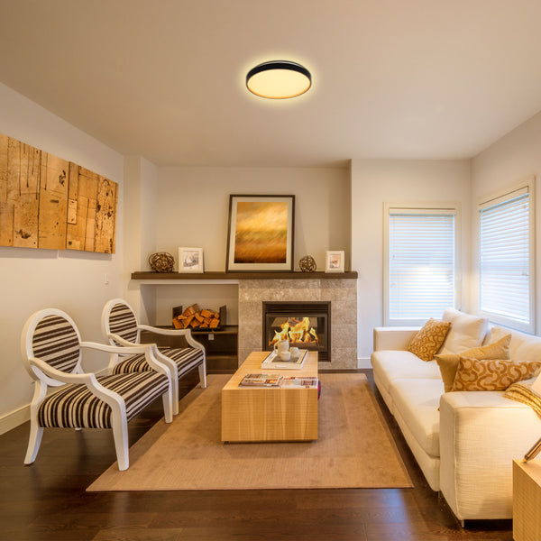 Stylish Modern Flush Mount LED Ceiling Light for Living Room and