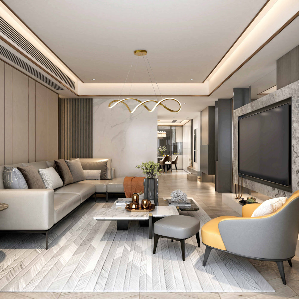 Elegant Infinity LED Pendant Light, Modern Ceiling Light, TEKLED 4