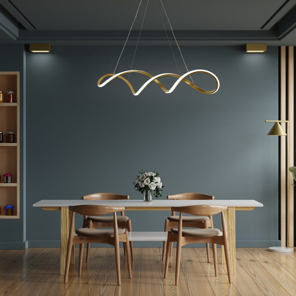 Elegant Infinity LED Pendant Light, Modern Ceiling Light, TEKLED 10