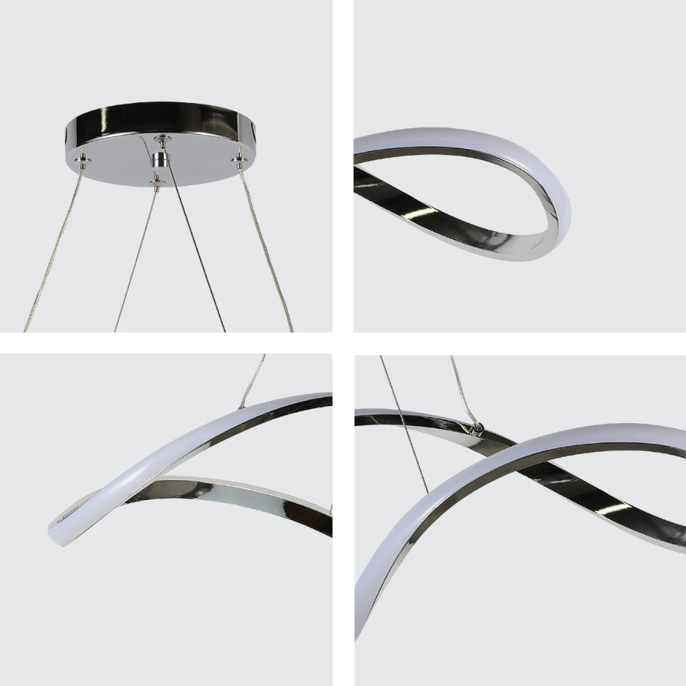 Elegant Infinity LED Pendant Light, Modern Ceiling Light, TEKLED 20