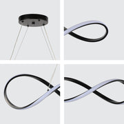 Elegant Infinity LED Pendant Light, Modern Ceiling Light, TEKLED 21