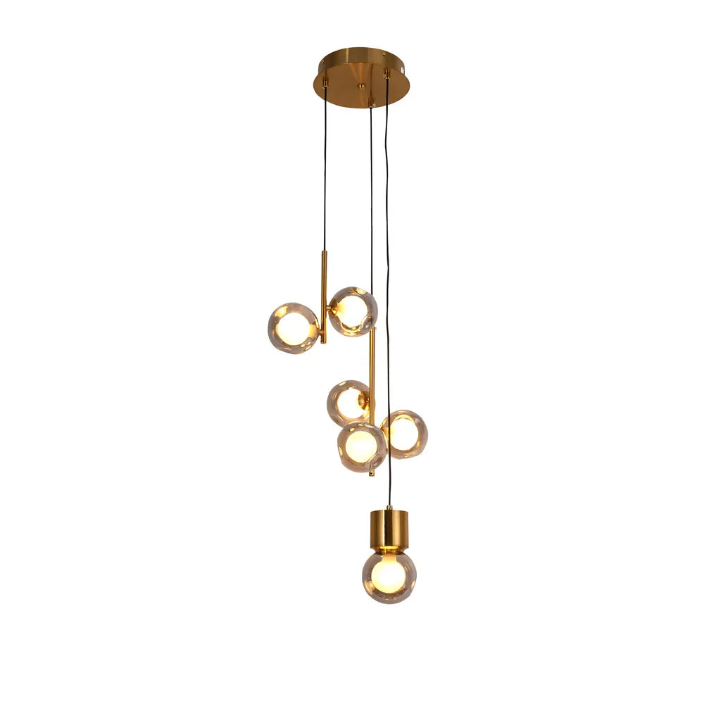 Glass Pendant Light TEKLED Ethereal Glow Cluster Pendant Light-Default Title-159-18280