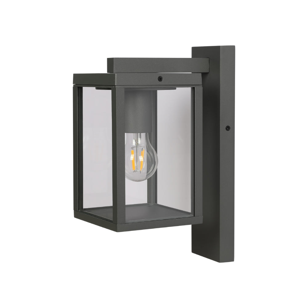 Ferda Outdoor Lantern Wall Light E27 Dark Grey