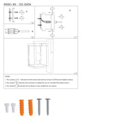 Ferda Outdoor Lantern Wall Light E27 Dark Grey 15