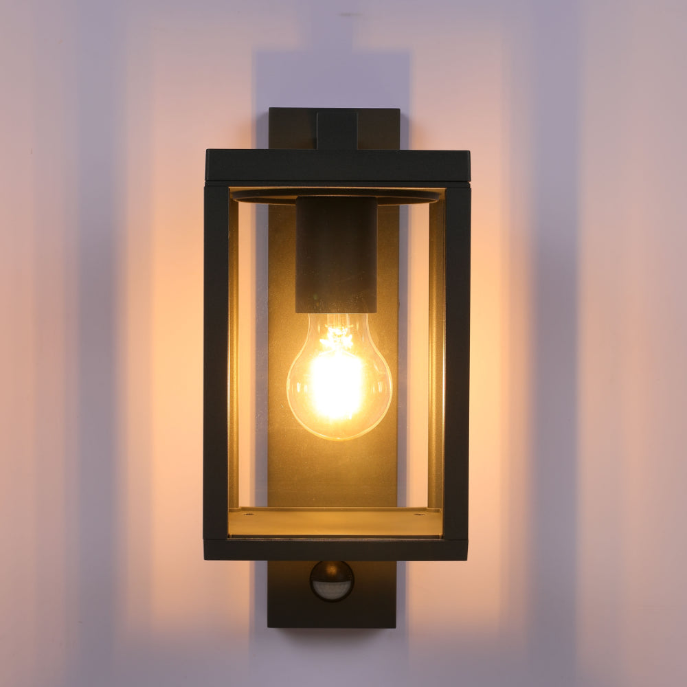 Ferda Outdoor Lantern Wall Light E27 Dark Grey