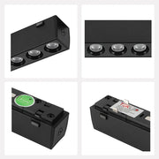 Details of the Fixed Magnetic Track Light with Laser Blade Design-169-03108