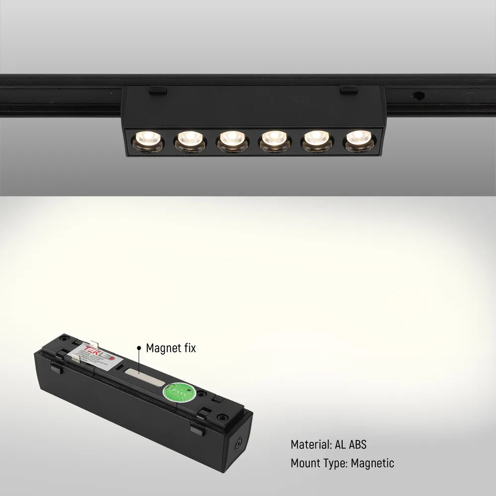 Close shot of the Fixed Magnetic Track Light with Laser Blade Design-169-03108