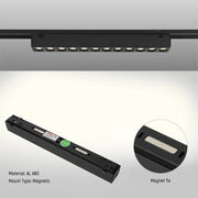 Close shot of the Fixed Magnetic Track Light with Laser Blade Design-169-03109
