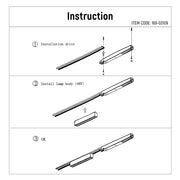User manual for Fixed Magnetic Track Light with Laser Blade Design-169-03109