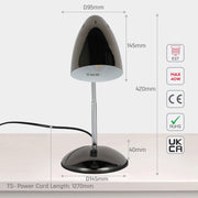 Flex Neck Metal Desk Lamp 14