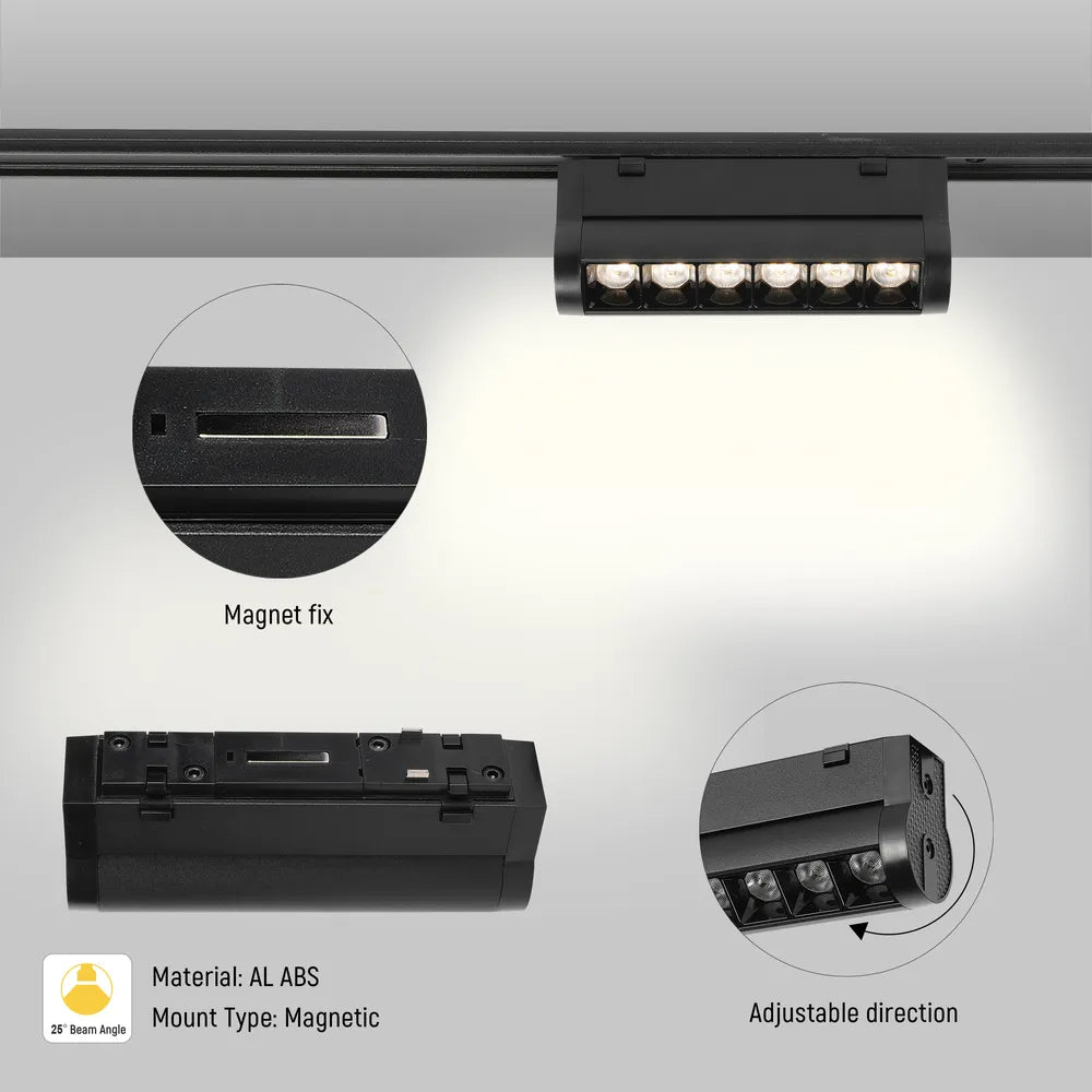 Close shot of the FlexBeam Laser Blade Linear Magnetic Track Light-169-03105