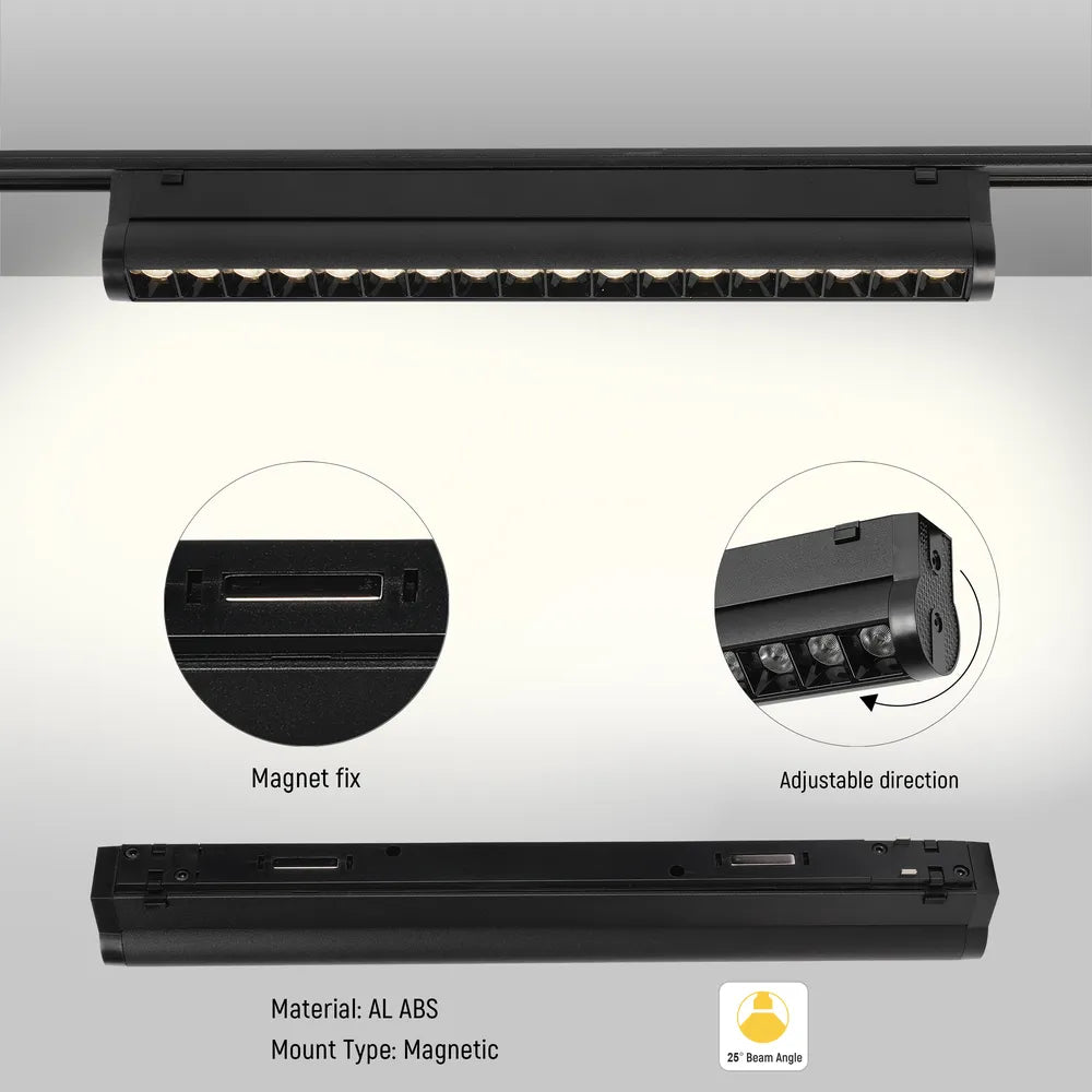 Close shot of the FlexBeam Laser Blade Linear Magnetic Track Light-169-03107