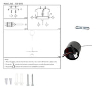 User manual for fountain pendant light