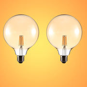 LED Filament Globe Bulb E27 Edison Screw Warm White 2400K 42