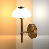 Mushroom Glass Wall Light – Integrated 5W LED, 3CCT Switchable