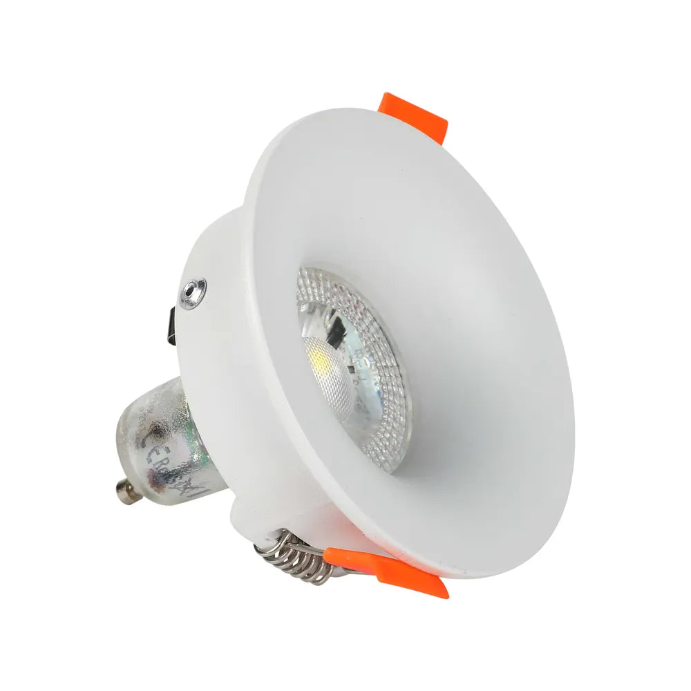 GU10 Downlight Fixture TEKLED Halo Low-Glare Fixed Recessed GU10 Downlight-White-143-03993