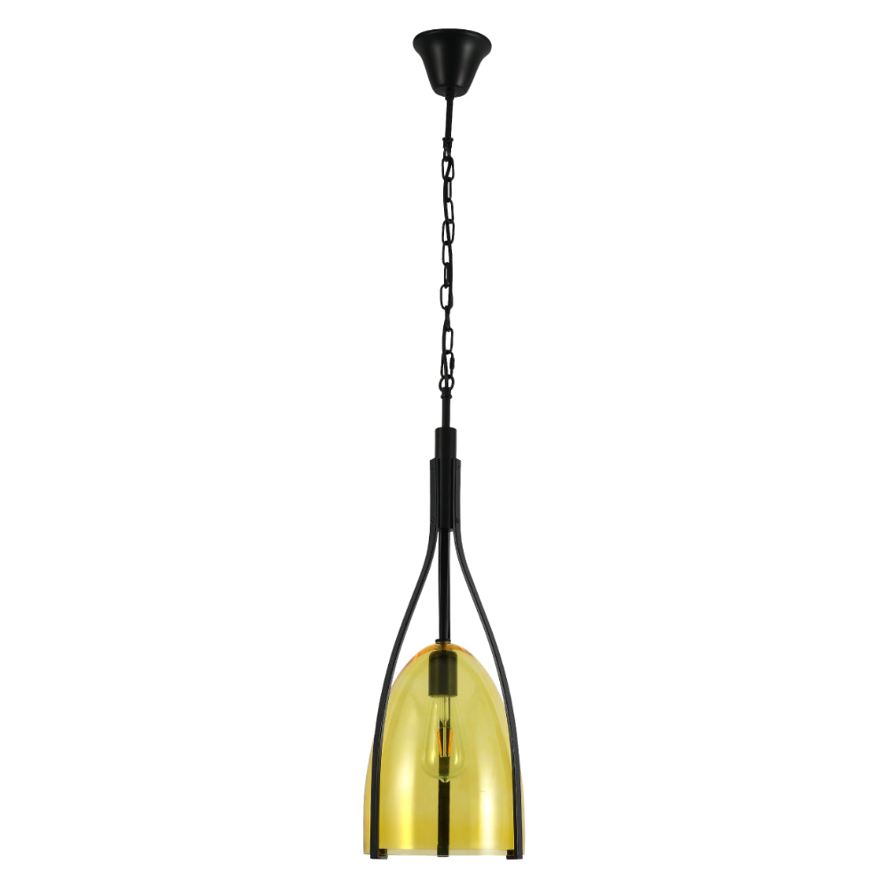 Havana Bell Glass Pendant Light 1