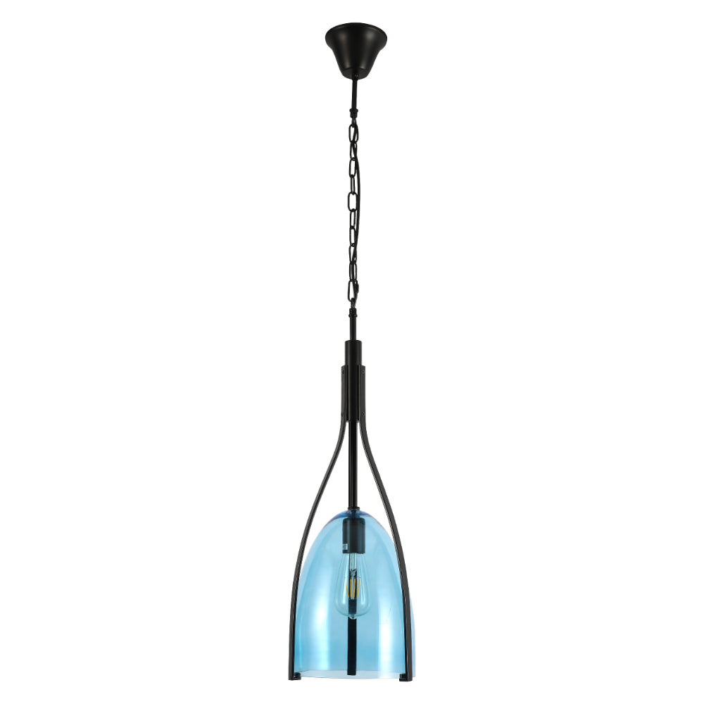 Havana Bell Glass Pendant Light 2