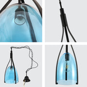Havana Bell Glass Pendant Light 14