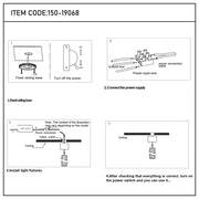 User manual for Helios LED Pendant Downlight with Gold Accent 3W Warm White-150-19068