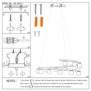User manual for Helix Glow Pendant Chandelier-159-18274