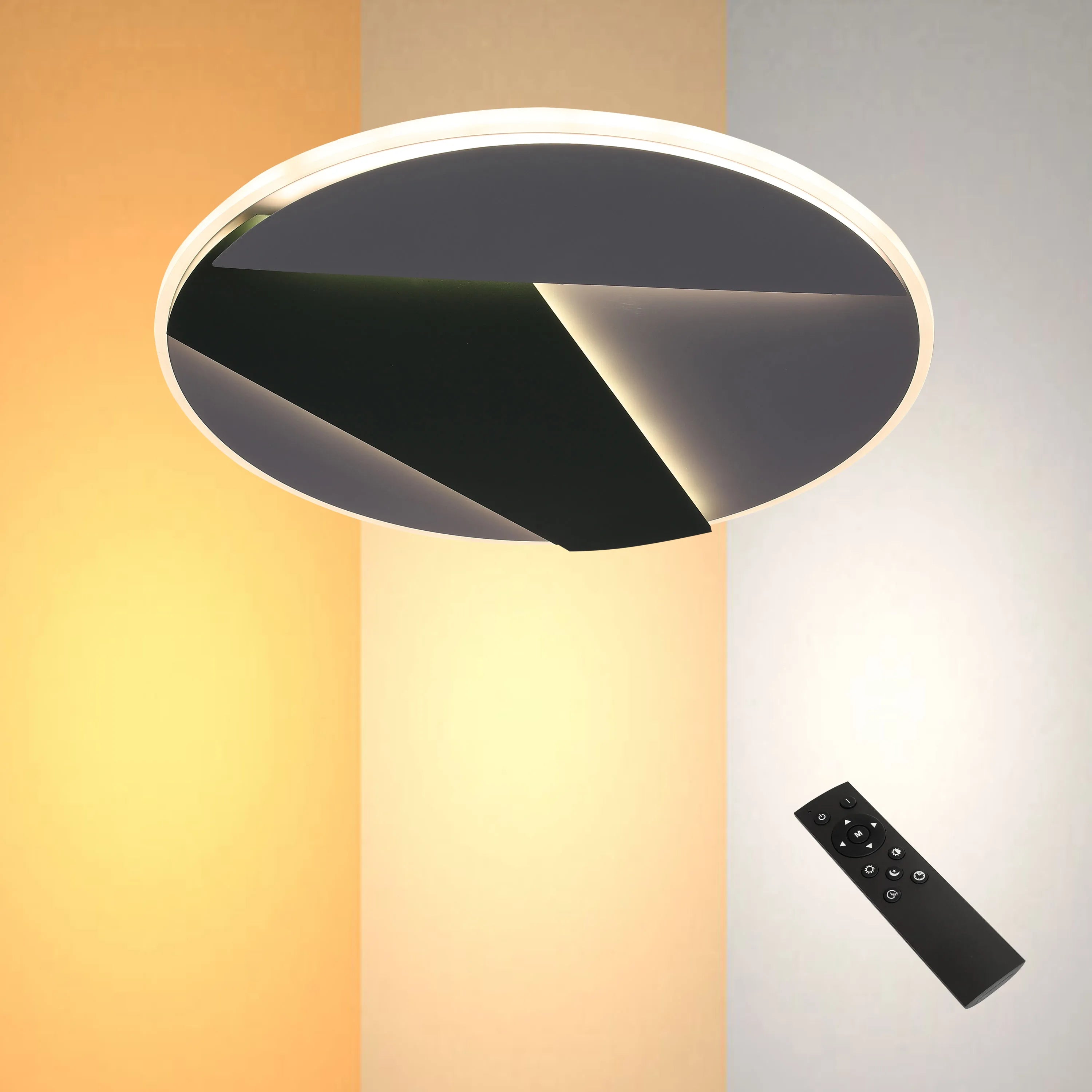 Layered LED Ceiling Light with Hidden Lighting, Flush Mount, LED Flush Ceiling Light, TEKLED