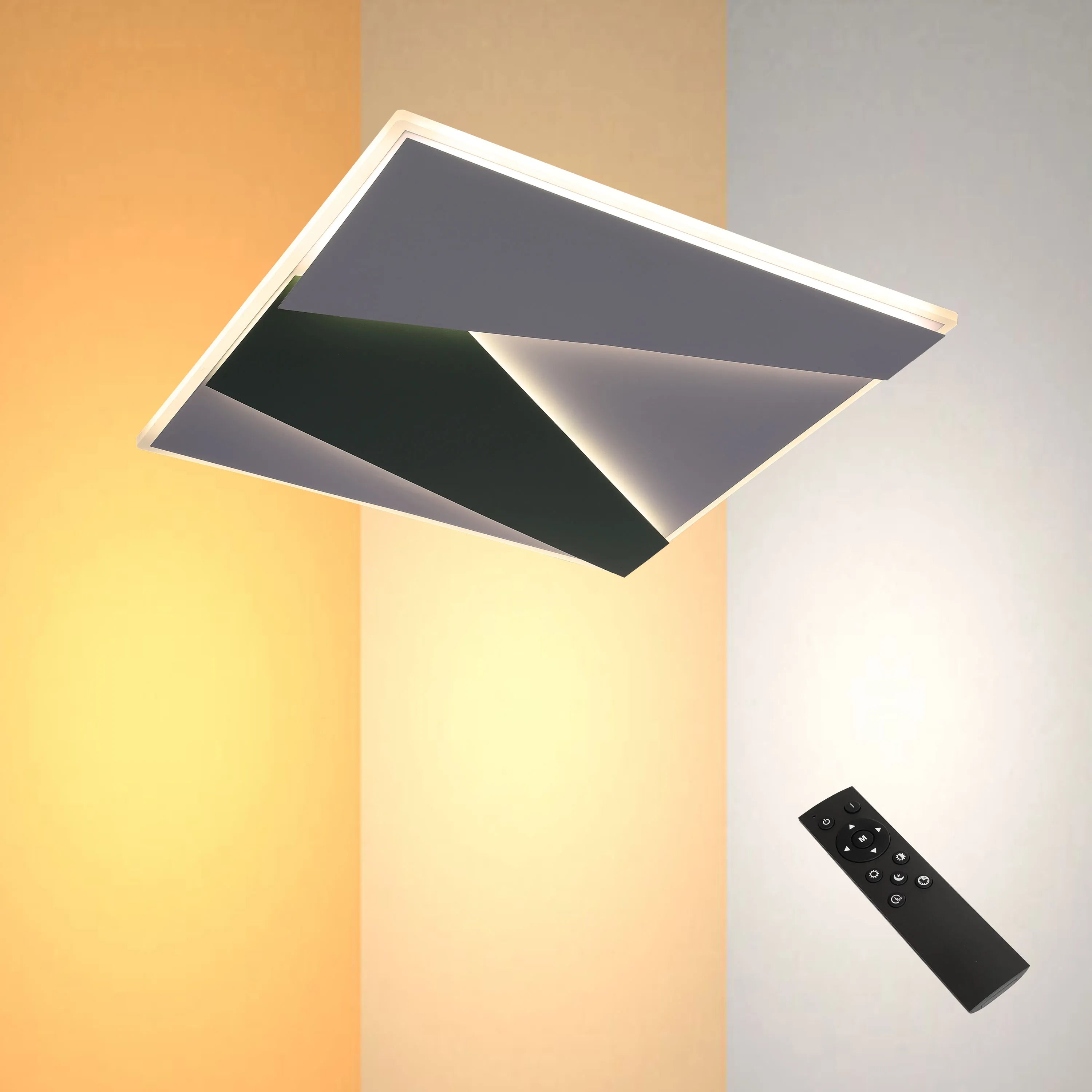 Layered LED Ceiling Light with Hidden Lighting, Flush Mount, LED Flush Ceiling Light, TEKLED