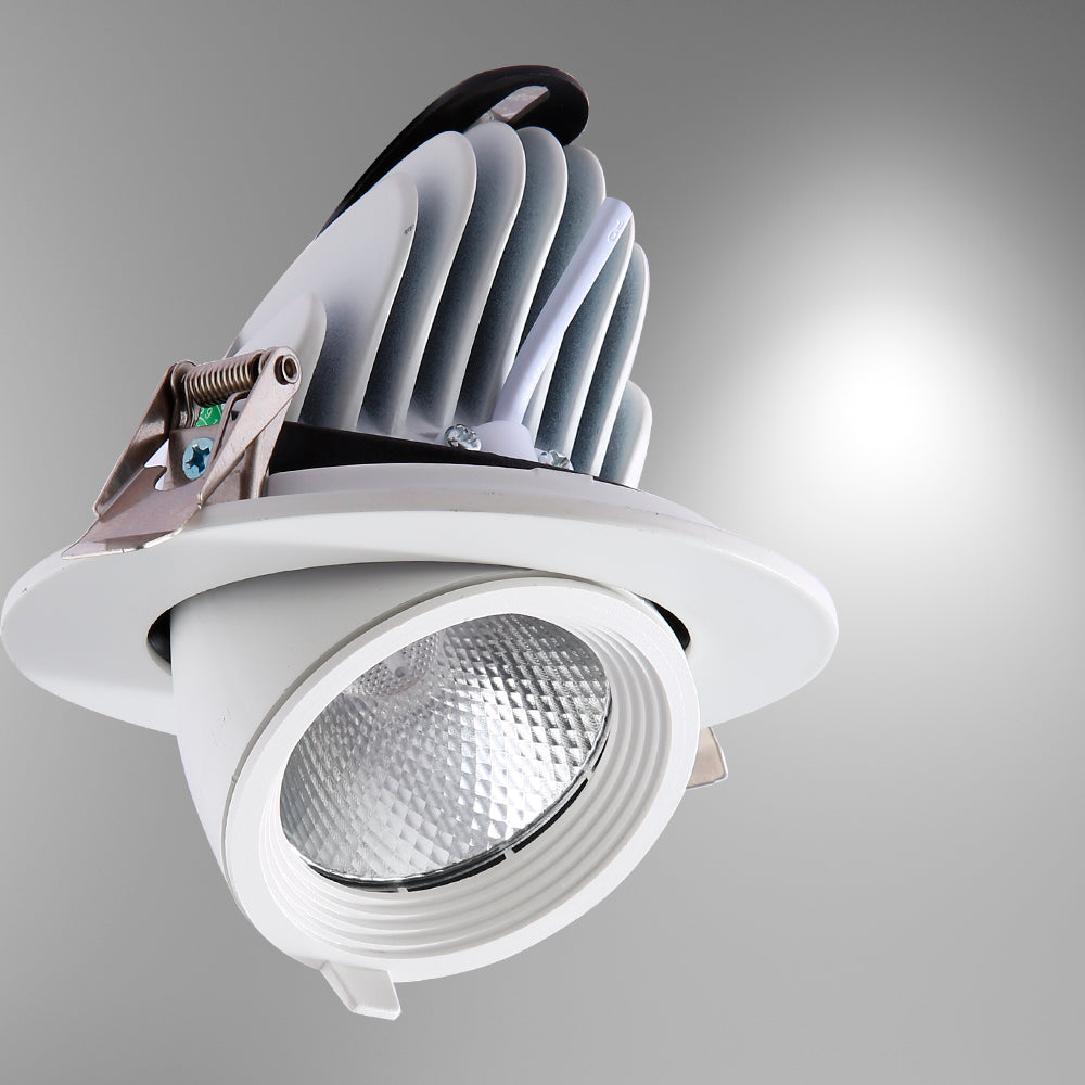 LED Accent Performance Swivel and Scoop Tilt Recessed Downlight CRI90 White 3