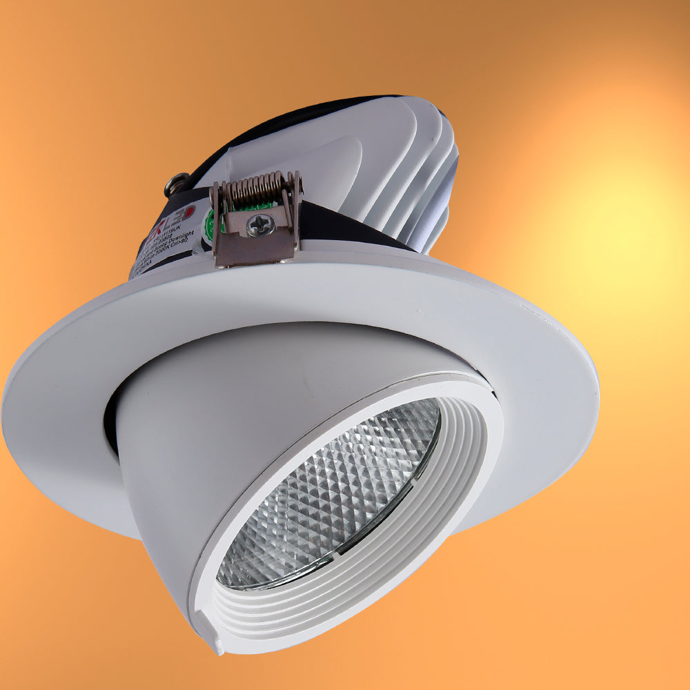 LED Accent Performance Swivel and Scoop Tilt Recessed Downlight CRI90 White 7