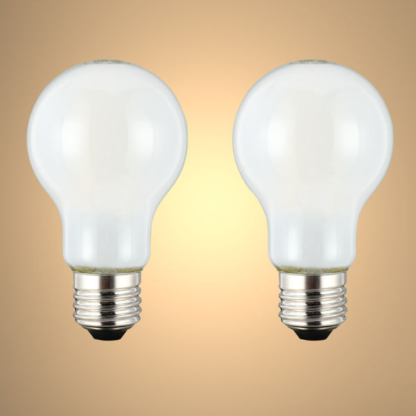 LED Bulb Dimmable A60 GLS E27 6.5W Frosted Glass Pack of 2 2