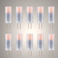 LED Capsule Bulb G4 Snap Fix 1.5W 140lm Pack of 10 230Vac 13