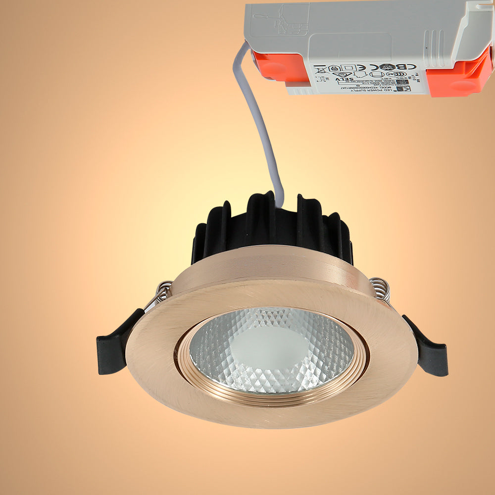 LED COB Tilt Recessed Downlight 5W CRI90 1