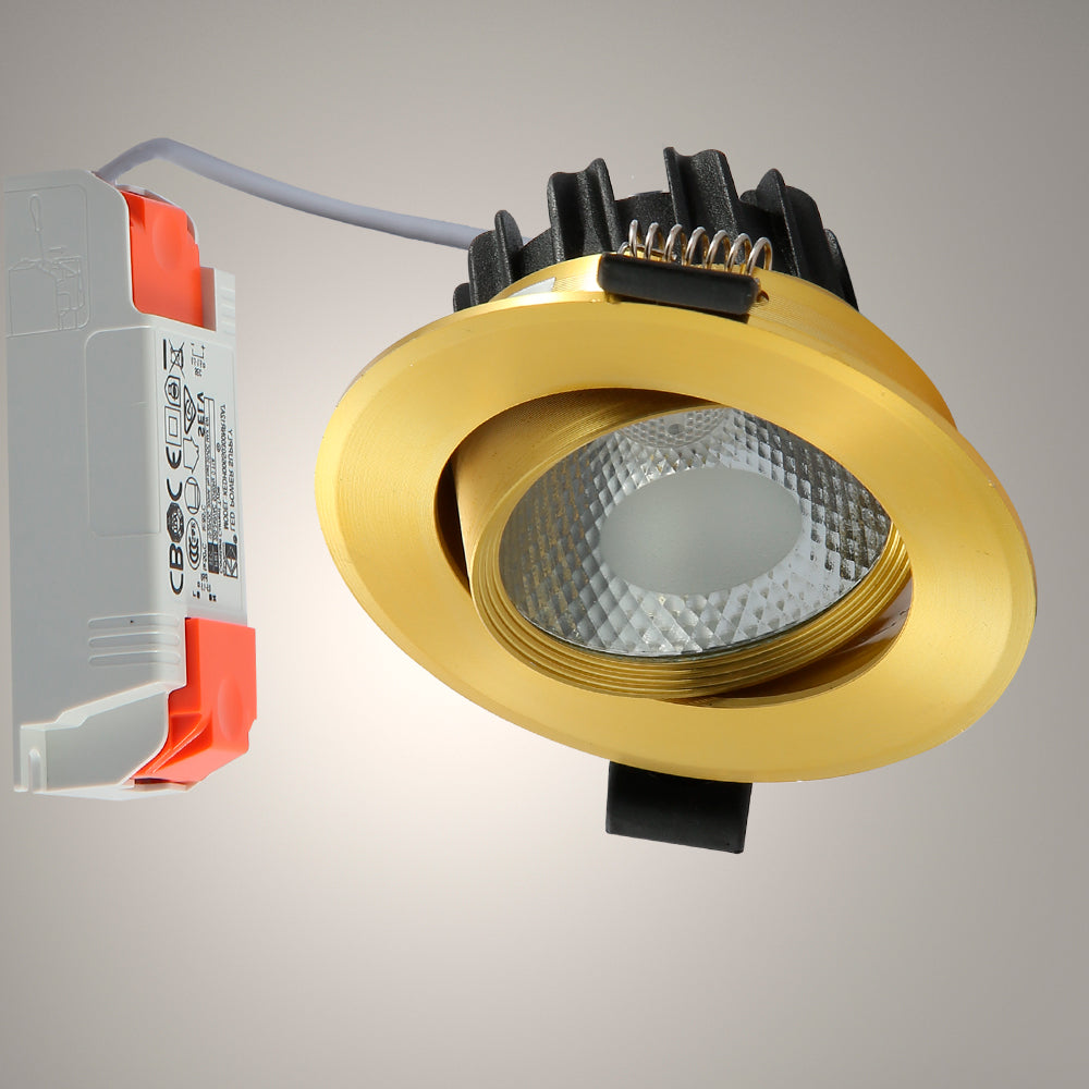 LED COB Tilt Recessed Downlight 5W CRI90 6