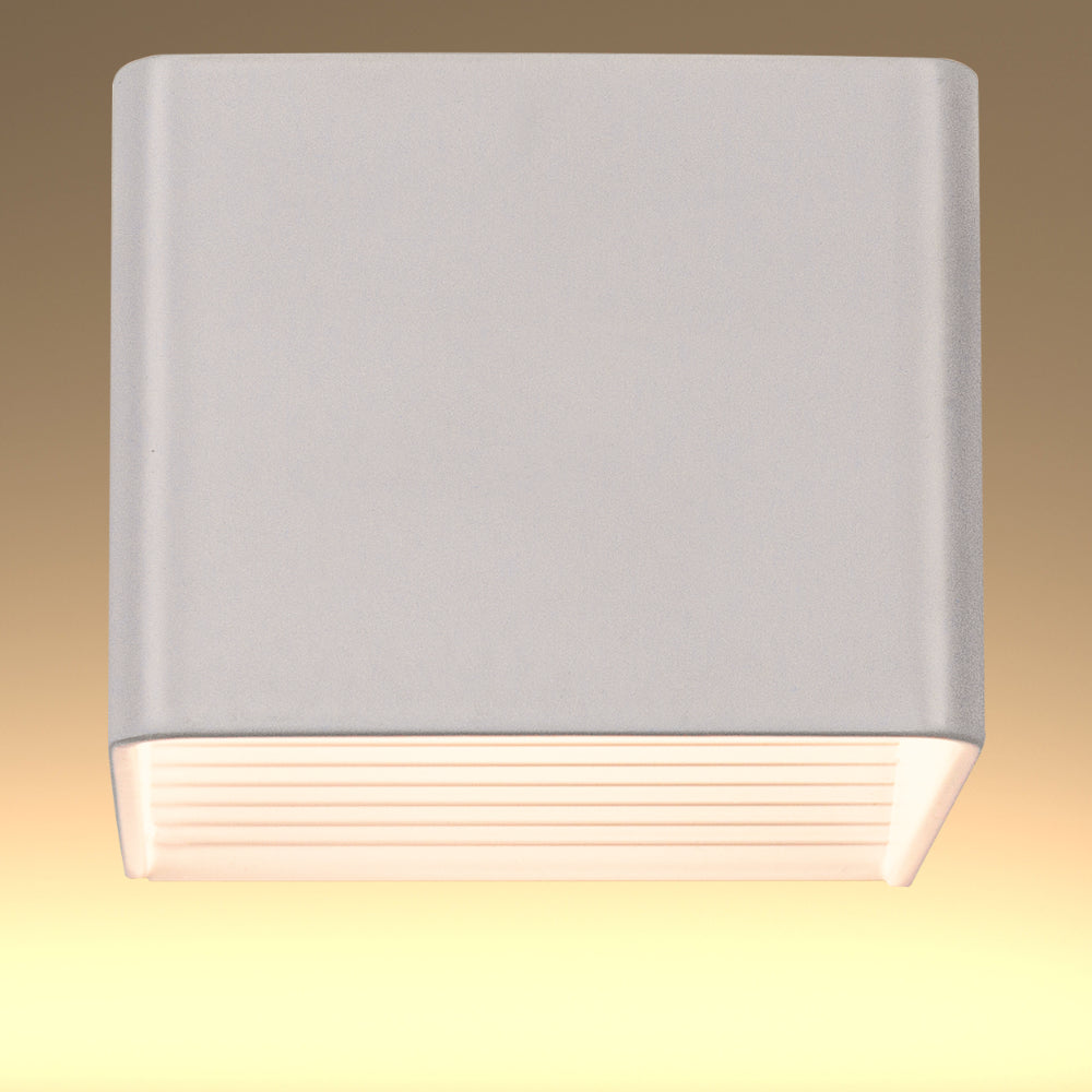 LED Cuboid Wall Light 5W Cool White 4000K White 1